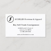 Carte de visite standard de 3,5 pouces x 2,0 pouce (Devant)