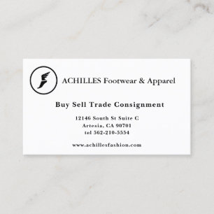 Carte de visite standard de 3,5 pouces x 2,0 pouce