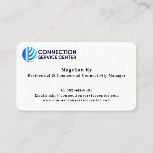 Carte de visite standard de 3,5 pouces x 2,0 pouce (Devant)