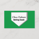 Carte de visite standard de 3,5 pouces x 2,0 pouce (Dos)