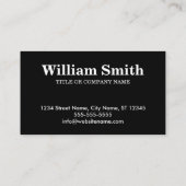 Carte de visite standard de 3,5 pouces x 2,0 pouce (Dos)