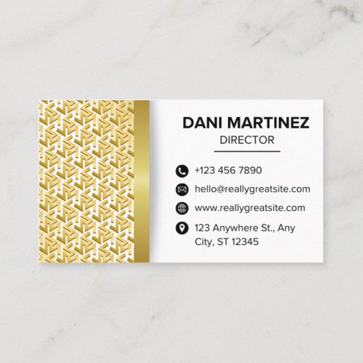 Carte de visite standard de 3,5 pouces x 2,0 pouce (Dos)