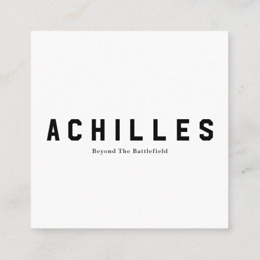 Carte de visite standard de 3,5 pouces x 2,0 pouce (Dos)