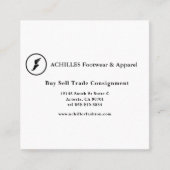 Carte de visite standard de 3,5 pouces x 2,0 pouce (Devant)