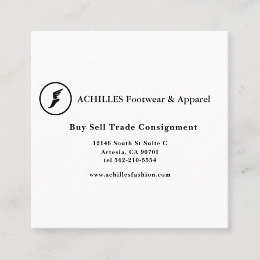 Carte de visite standard de 3,5 pouces x 2,0 pouce (Devant)