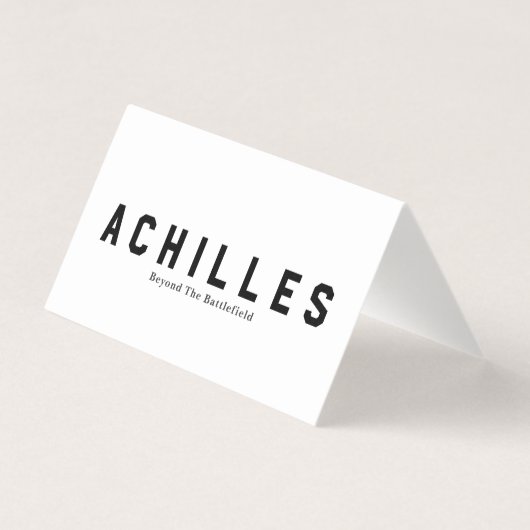 Carte de visite standard de 3,5 pouces x 2,0 pouce (Dos)