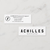 Carte de visite standard de 3,5 pouces x 2,0 pouce (Devant / Derrière)