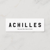 Carte de visite standard de 3,5 pouces x 2,0 pouce (Dos)