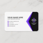 Carte de visite standard de 3,5 pouces x 2,0 pouce (Devant)