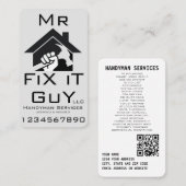 Carte de visite standard de 3,5 pouces x 2,0 pouce (Devant / Derrière)