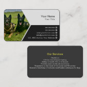 Carte de visite standard de 3,5 pouces x 2,0 pouce (Devant / Derrière)