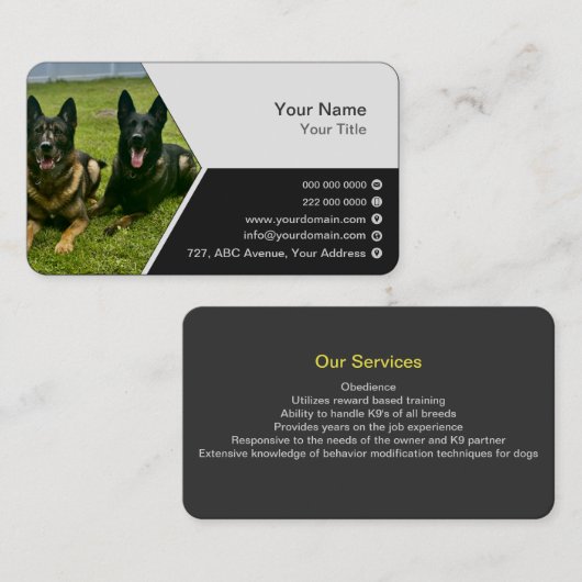 Carte de visite standard de 3,5 pouces x 2,0 pouce (Devant / Derrière)