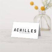 Carte de visite standard de 3,5 pouces x 2,0 pouce (Dos)