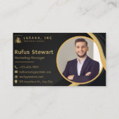 Carte de visite standard de 3,5 pouces x 2,0 pouce (Dos)