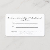 Carte de visite standard de 3,5 pouces x 2,0 pouce (Dos)