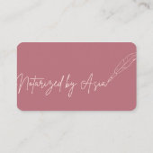 Carte de visite standard de 3,5 pouces x 2,0 pouce (Dos)