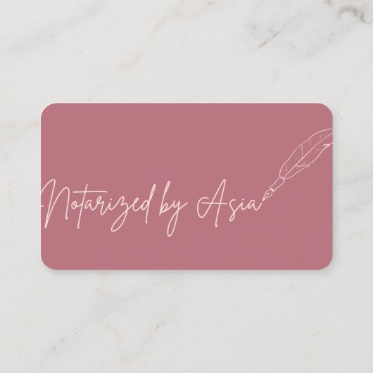 Carte de visite standard de 3,5 pouces x 2,0 pouce (Dos)