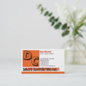 Carte de visite standard Design-2 (Debout devant)