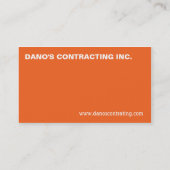 Carte de visite standard Design-2 (Dos)