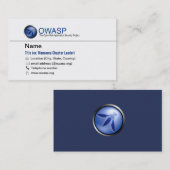 Carte de visite standard d'OWASP (Devant / Derrière)