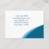 CARTE DE VISITE STANDARD l LOGO ET INFORMATIONS PE (Dos)