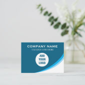 CARTE DE VISITE STANDARD l LOGO ET INFORMATIONS PE (Debout devant)