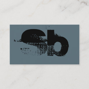 Carte de visite standard Monogramme moderne et att