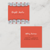 Carte de visite standard pour dentistes (Devant / Derrière)