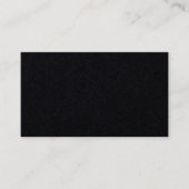 Carte de visite standard Premium Noir (Devant)