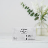 Carte De Visite Standard Premium Pearl (Debout devant)