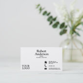 Carte De Visite Standard Premium Pearl (Debout devant)