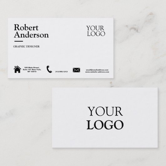 Carte De Visite Standard Premium Pearl (Devant / Derrière)