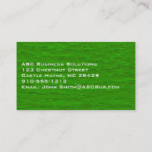 Carte de visite standard professionnel moderne (Dos)