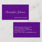 Carte de visite standard professionnel moderne (Devant / Derrière)