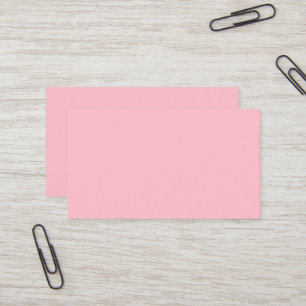 Carte de visite standard rose