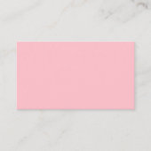 Carte de visite standard rose (Devant)