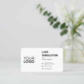 Carte De Visite Standard Semi-brillant (Debout devant)