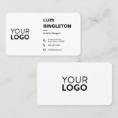 Carte De Visite Standard Semi-brillant (Devant / Derrière)