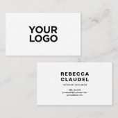 Carte De Visite Standard simple personnalisé (Devant / Derrière)