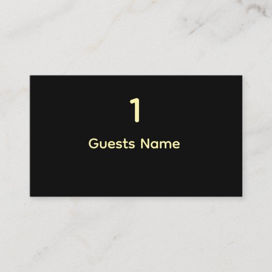 Carte De Visite Standard Wedding Place Card Size (Devant)