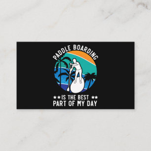 Carte De Visite Standup Paddleboard Paddleboard Surf Eau S