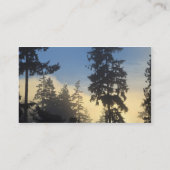 Carte De Visite Stanley Park, bois, couche marine brouillard roula (Dos)