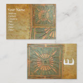 CARTE DE VISITE STAR 2 DU MATIN, MONOGRAM (Devant / Derrière)