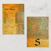 CARTE DE VISITE STAR 2 DU MATIN, MONOGRAM (Devant / Derrière)