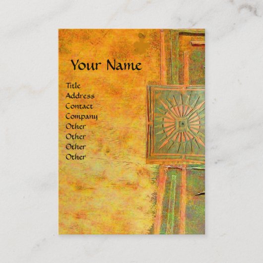 CARTE DE VISITE STAR 2 DU MATIN, MONOGRAM (Devant)