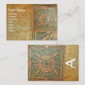 CARTE DE VISITE STAR 2 DU MATIN, MONOGRAM (Devant / Derrière)