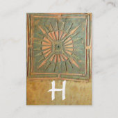 CARTE DE VISITE STAR 2 DU MATIN, MONOGRAM (Dos)