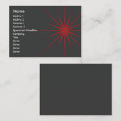 Carte De Visite Star - Chubby (Devant / Derrière)