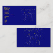 Carte De Visite Star Dance (Devant / Derrière)