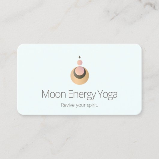 Carte De Visite Star de lune céleste Boho Gold (Devant)